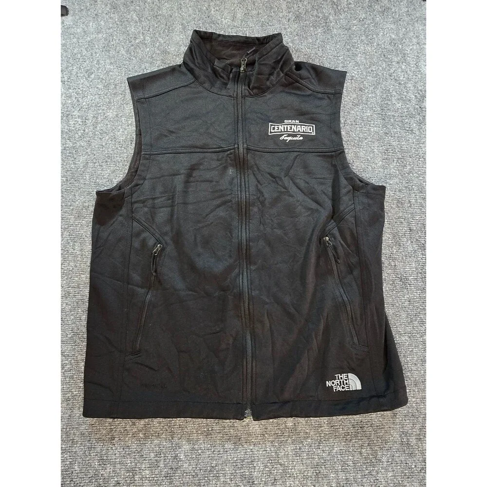 The North Face WindWall Vest Mens M Black Gran Centenario Tequila Soft Shell